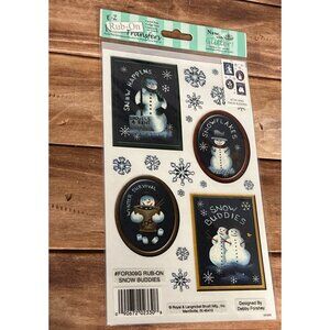 Royal Langnickel EZ RUB ON Transfer SNOW BUDDIES FOR309G BY DEBBY FORSHEY